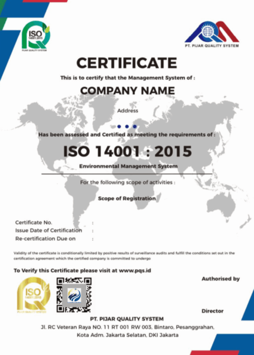 ISO 14001 NON AKREDITASI ISO 14001 NON AKREDITASI